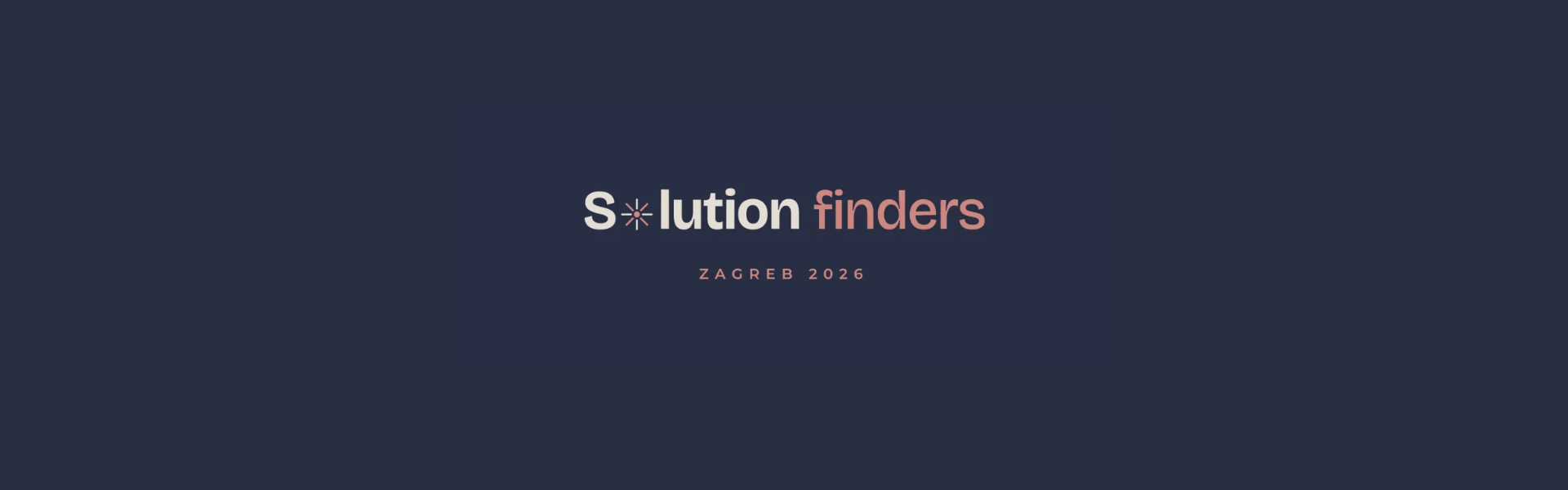Solution Finders konferencija 2026. u Zagrebu – službeni vizual događaja